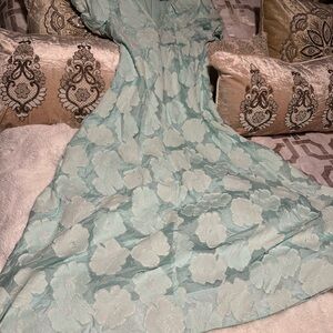 Tanya Taylor Mint Green Fabric